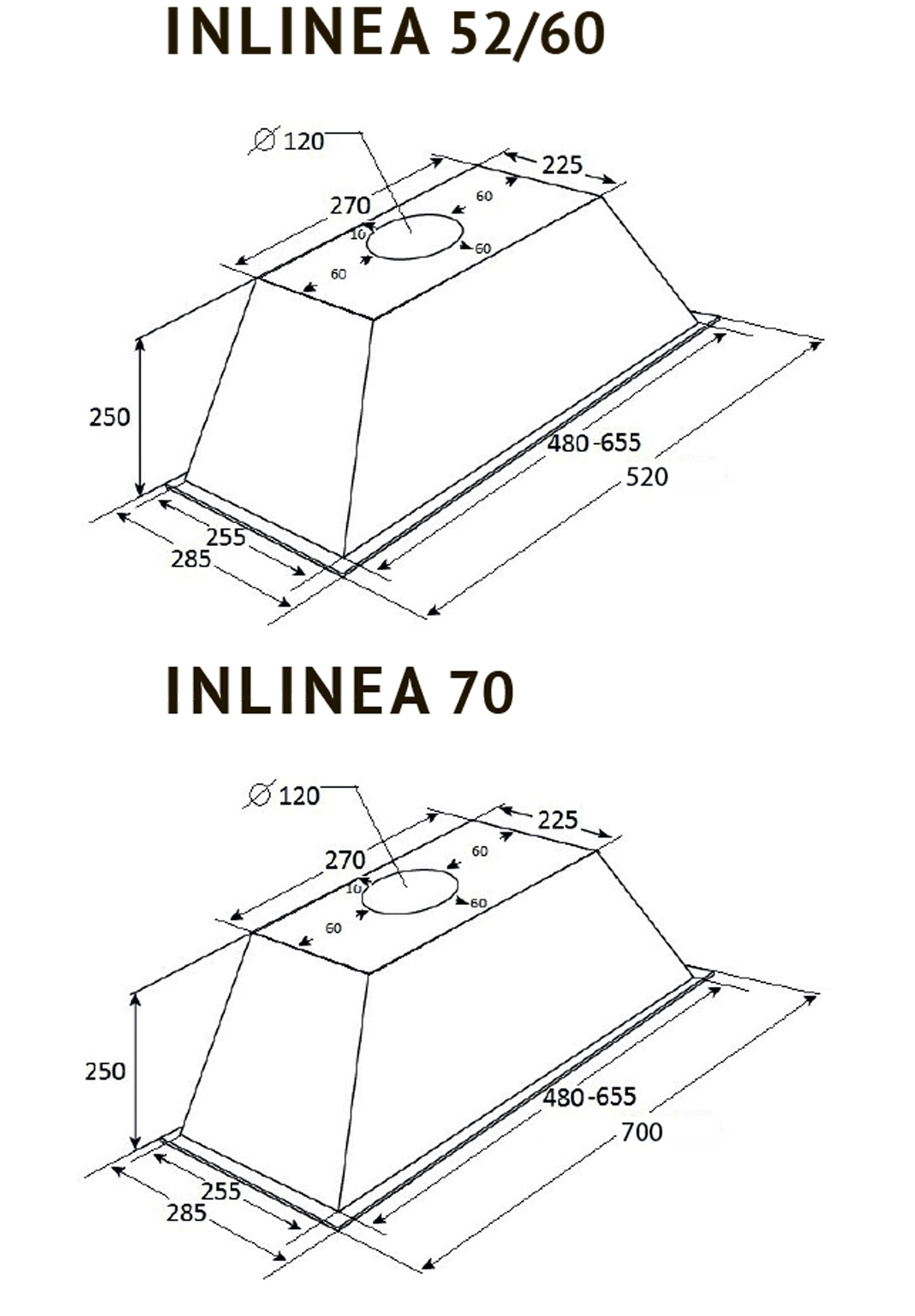 Схема встраивания Kuppersberg INLINEA 60 X